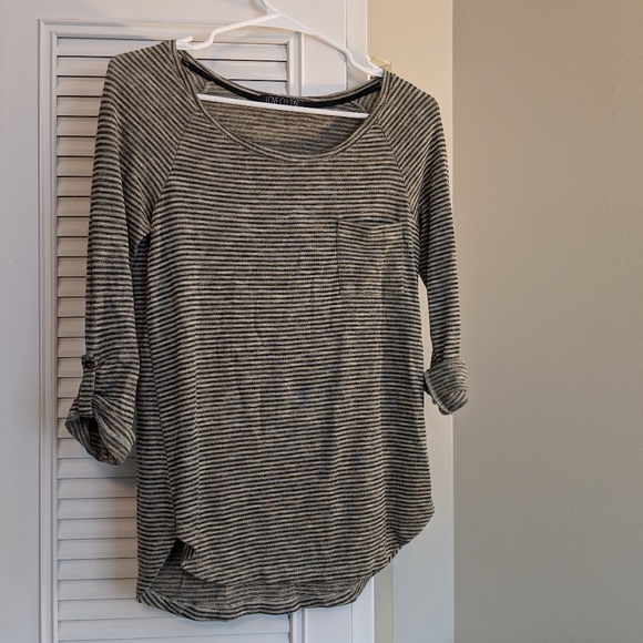 Love Culture Tops - Love Culture Long Sleeve Striped Tee